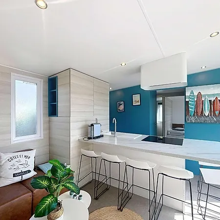 Mobil-home Confort 6p, 3 Chambres, 2 Sdb, A 200m, Piscine Chauffee, Fitness, Wifi Gratuit - Fr-1-361a-84 * Jullouville-les-Pins