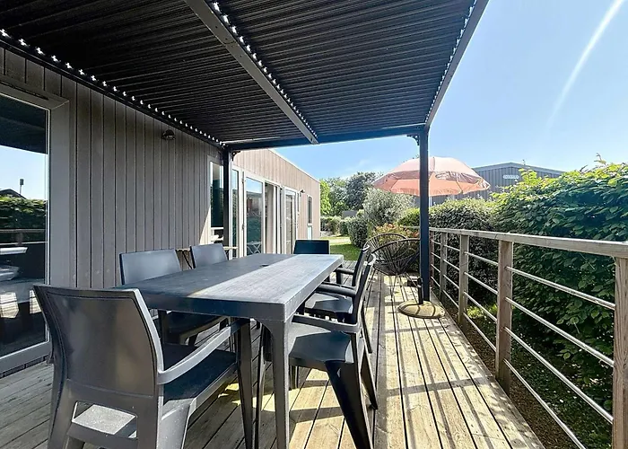 Mobil-home Confort 6p, 3 Chambres, 2 Sdb, A 200m, Piscine Chauffee, Fitness, Wifi Gratuit - Fr-1-361a-84 * Jullouville-les-Pins